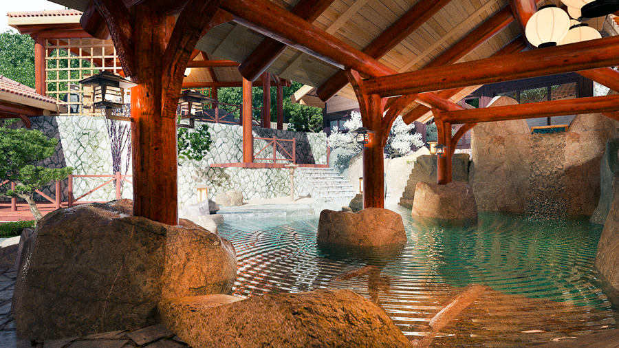Японская общественная баня